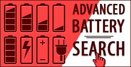 Advanced battery search - find the batterie you need.