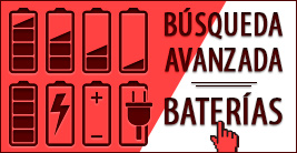 Búsqueda Avanzada Baterías - encuentra la batería que necesita.